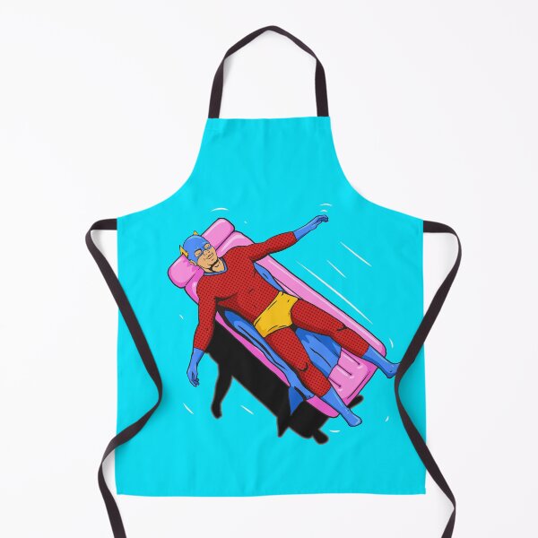 Item preview, Happy Superhero on Air Mattress in Pool designed and sold by IronicEmpire.