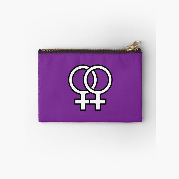 Item preview, Double Venus Purple Retro-Style Lesbian Pride Symbol designed and sold by Sophie’s Tees.