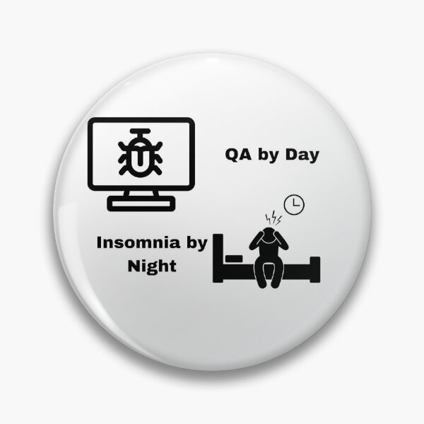 Item preview, QA by Day Insomnia by Night designed and sold by DRJProds-Merch.