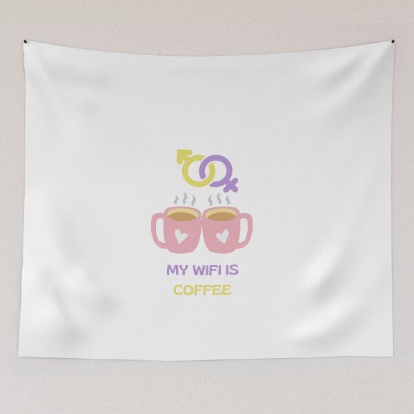 Item preview, Better Life, Coffee Connects, Coffee Lovers, Morning Coffee, Coffee Connects, Better Life, Smells like Coffee, Cup of Coffee, Coffee Lover, Coffee is WiFi designed and sold by WORLD-SOFIA.