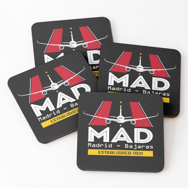 Item preview, MAD Madrid Airport Spain - Plane Design designed and sold by FouDeeziner.