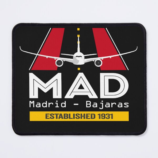 Item preview, MAD Madrid Airport Spain - Plane Design designed and sold by FouDeeziner.