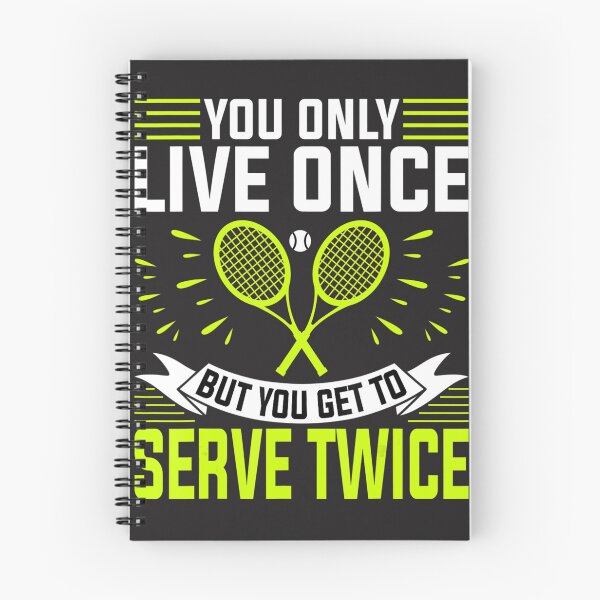 Item preview, You Only Live Once But You Get to Serve Twice Tennis Lover designed and sold by roselbktewaxmq.