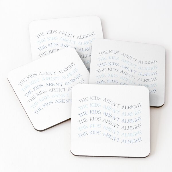 Item preview, The kids aren't alright - wavy aesthetic text designed and sold by tziggles.