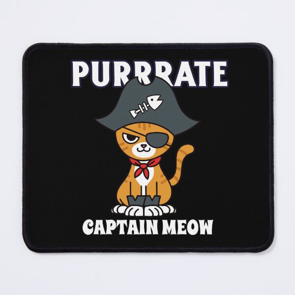 Item preview, Purrrate Pirate Captain Meow Cat designed and sold by TheWildFlix.