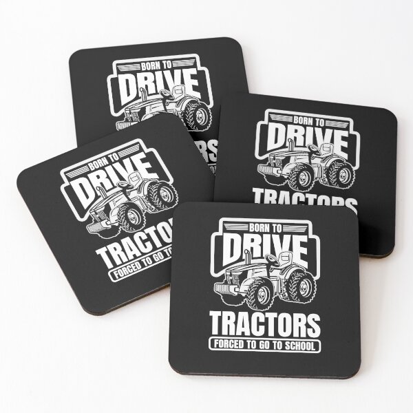 Item preview, Born To Drive Tractors Forced To Go To School designed and sold by asphaltbubble.