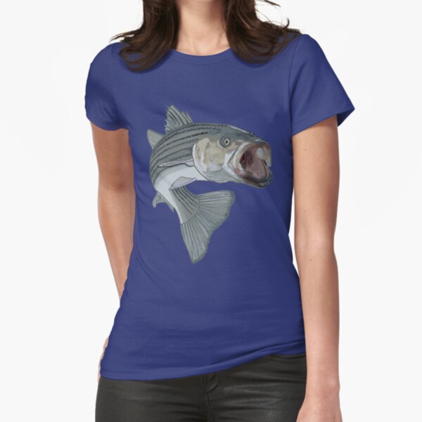 Striped Bass Fishing 100% Cotton Casual Men's Shirts, Show Your Love of  Fishing with Our Unisex Wicked Fish Striper Bass Saltwater Fishing T-Shirts  for Men or Women (Small) Indigo Blue: Buy Online
