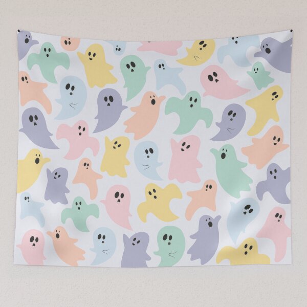 Item preview, Pastel Ghost Pattern designed and sold by Cass Creations.