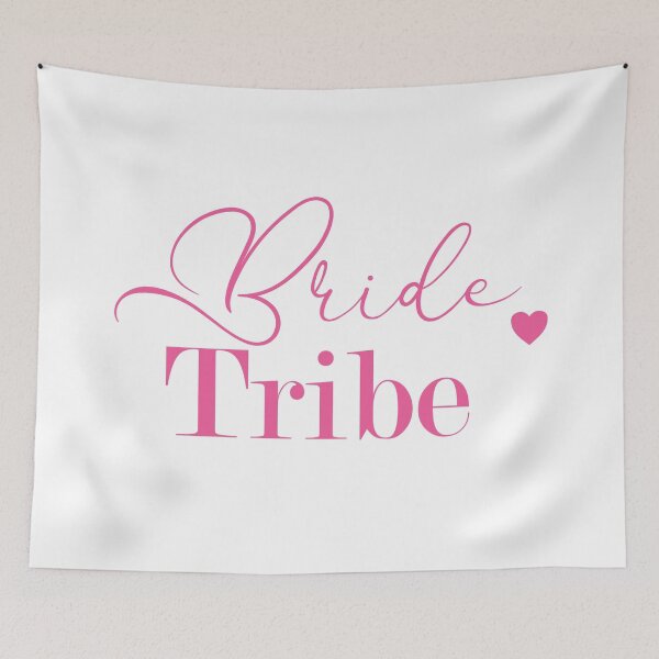 Item preview, Bride Tribe pink heart designed and sold by blacklittlemoon.