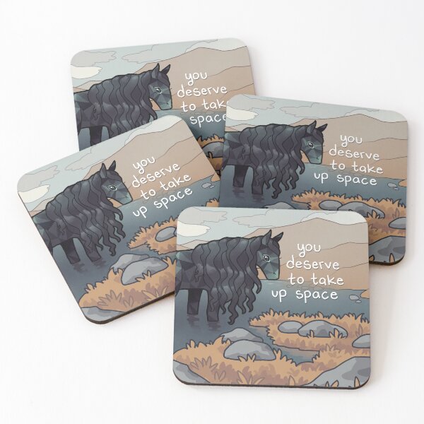 Item preview, "You Deserve to Take Up Space" Loch Kelpie Water Horse designed and sold by thelatestkate.
