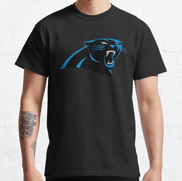 Carolina Panthers Black Personalized Midnight Mascot T-Shirt - NFL