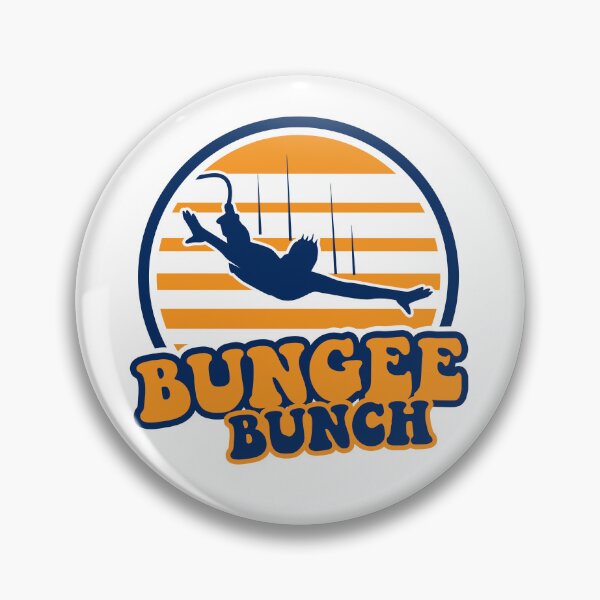Item preview, Bungee Bunch - Bungee Jumping Badge designed and sold by Salukeart.