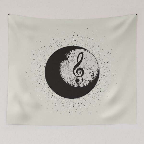 Item preview, Music Eclipse Treble Clef designed and sold by Ksaavet.