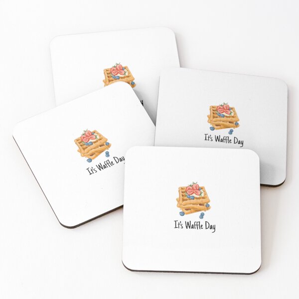 Item preview, It's Waffle Day  designed and sold by The Glasses Girl.