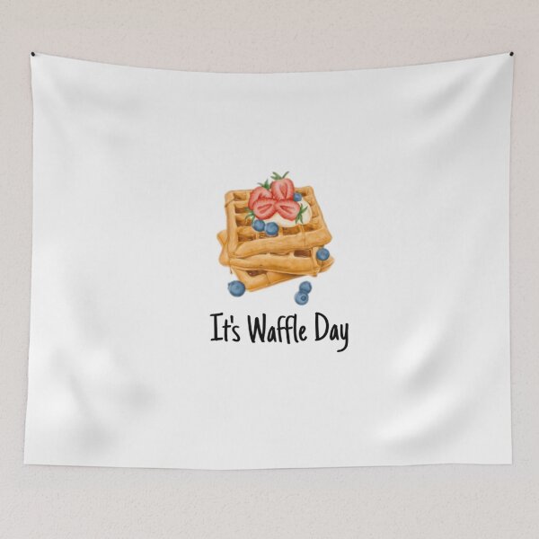 Item preview, It's Waffle Day  designed and sold by The Glasses Girl.