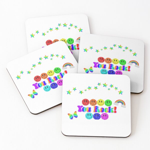 Item preview, "you rock" colorful kid core design designed and sold by Jessi-Sketches.