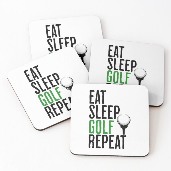 Item preview, Eat Sleep Golf Repeat - Funny Golfing Humor designed and sold by AlanPhotoArt.