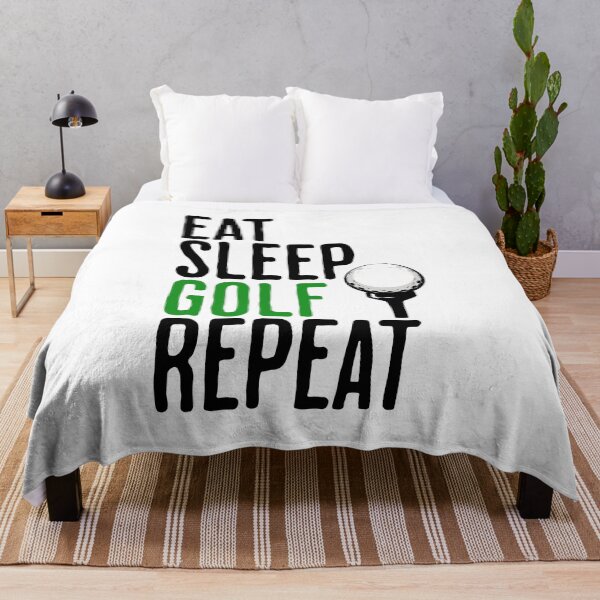 Item preview, Eat Sleep Golf Repeat - Funny Golfing Humor designed and sold by AlanPhotoArt.