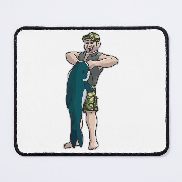 Item preview, Man Holding Catfish designed and sold by Sabin Artworks.