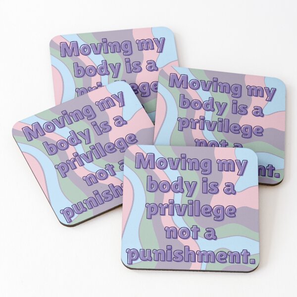 Item preview, Moving My Body is a Privilege not a Punishment. designed and sold by Hear4theEars.
