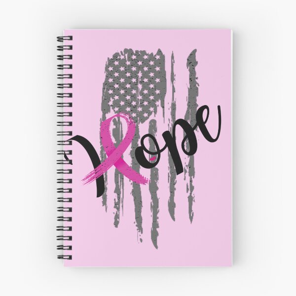 Item preview, Hope Pink Ribbon Cancer USA Flag Fighter Stronger Breast Cancer Awareness designed and sold by CarantinedChaos.
