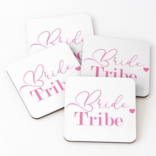 Item preview, Bride Tribe pink heart designed and sold by blacklittlemoon.