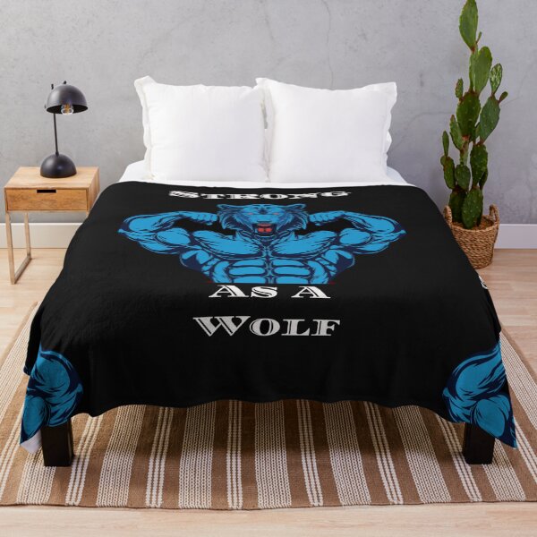 Item preview, Be Strong As A Wolf designed and sold by MckinleyArt.
