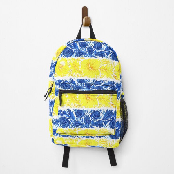 Item preview, Ukrainian flag, Petrykivka art,  Ukrainian flag flowers   designed and sold by Sunflower-7.