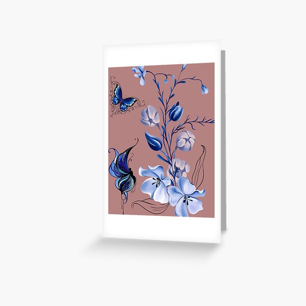 Item preview, Blue Butterflies designed and sold by Athena Stapleton.