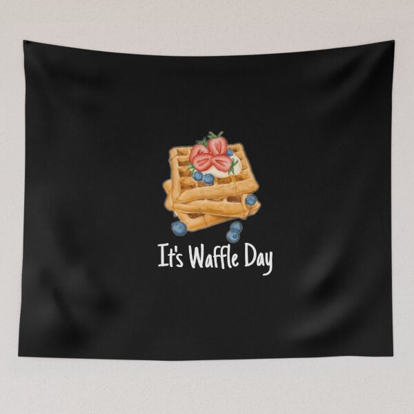 Item preview, It's Waffle Day  designed and sold by The Glasses Girl.