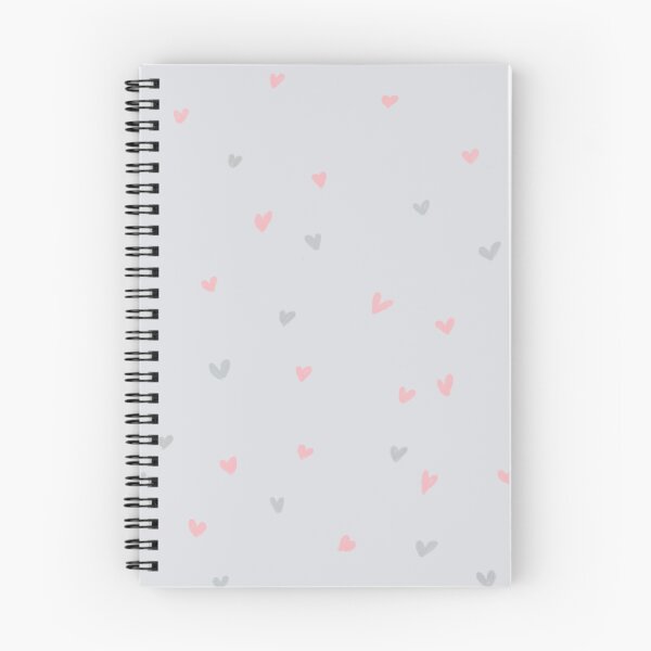 Item preview, Pequeño corazón rosa y gris blanco un fondo gris claro designed and sold by DArtDByMariam.