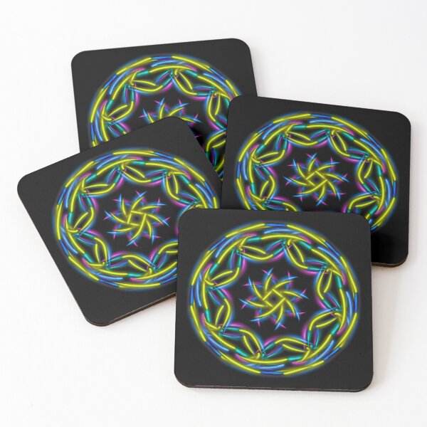 Item preview, multicolored mandala, abstract art designed and sold by Meo Design.