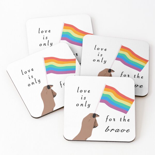 Item preview, LOVE IS ONLY FOR THE BRAVE LOUIS TOMLINSON PRIDE  designed and sold by palmettofoxes.