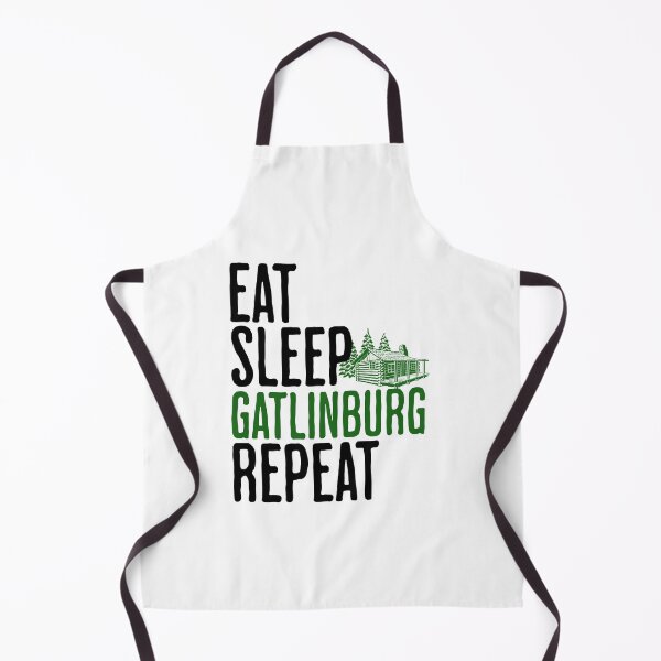 Item preview, Eat, Sleep, Gatlinburg, Repeat - Smoky Mountains Vacation Humor designed and sold by AlanPhotoArt.