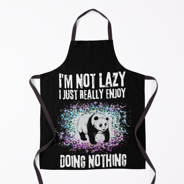 Item preview, I'm Not Lazy I Just Really Enjoy Doing Nothing Leopard panda lovers designed and sold by Kezichy.