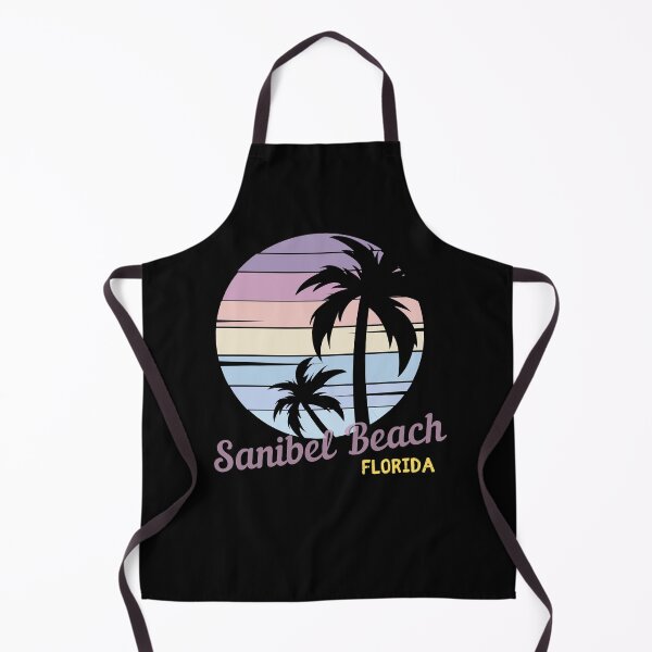 Item preview, Sanibel Beach- Vintage Tropical Sunset - Florida -Bioluminescent Beach designed and sold by Sun Sand & Sea Art.