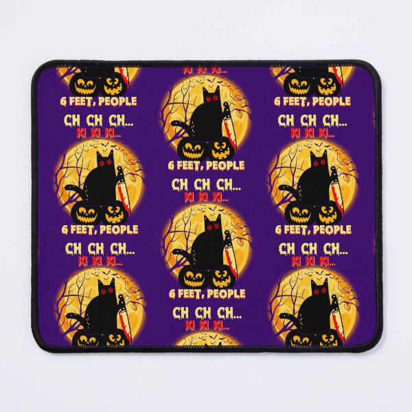 Item preview, Black Cat Halloween Six Feet People designed and sold by WoodburyLake.