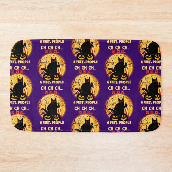 Item preview, Black Cat Halloween Six Feet People designed and sold by WoodburyLake.
