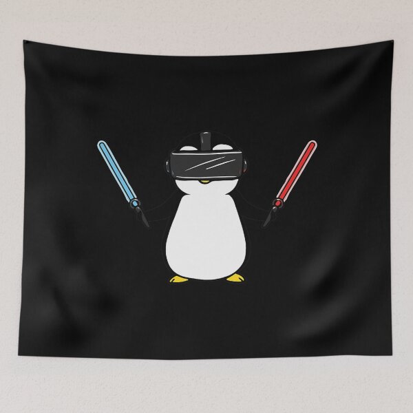 Item preview, Beat Saber VR Gamer Penguin designed and sold by unfinishedneigh.