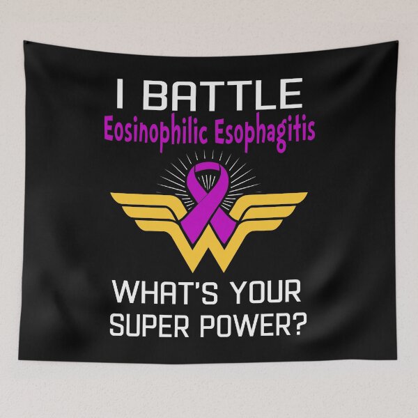 Item preview, I Battle Eosinophilic Esophagitis What's Your Super Power Support Eosinophilic Esophagitis Warrior Gifts  designed and sold by Sabfit.