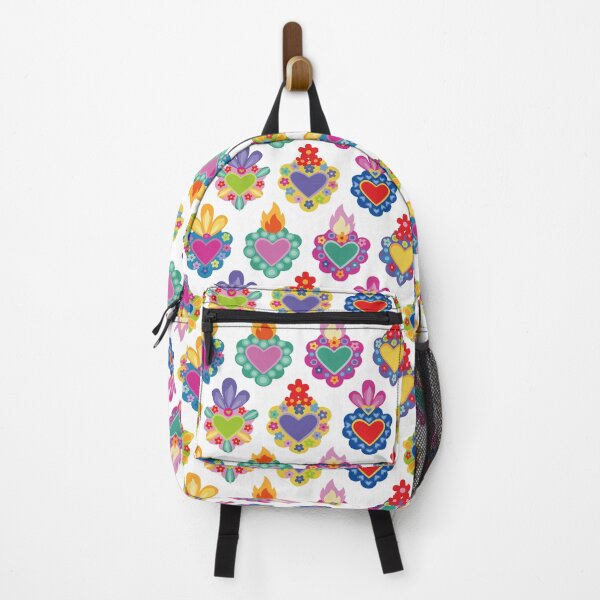 Item preview, Mexican colorful cute sacred heart adorable folk art kawaii dopamine dressing design designed and sold by T-Mex.