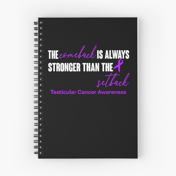 Item preview, Testicular Cancer Awareness - The Comeback is Always Stronger Than The Setback designed and sold by Robbsyn.