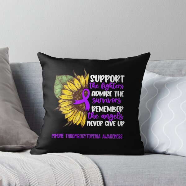 Item preview, Immune Thrombocytopenia Awareness - Support the Fighters Admire the Survivors Remember the Angels Never Give Up designed and sold by whlrcheryl.