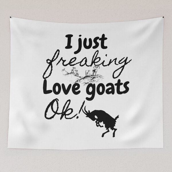 Item preview, I Just Freaking Love Goats Ok designed and sold by Rolmani-shop.