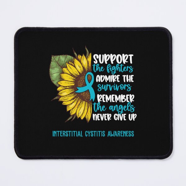 Item preview, Interstitial Cystitis Awareness - Support the Fighters Admire the Survivors Remember the Angels Never Give Up designed and sold by whlrcheryl.