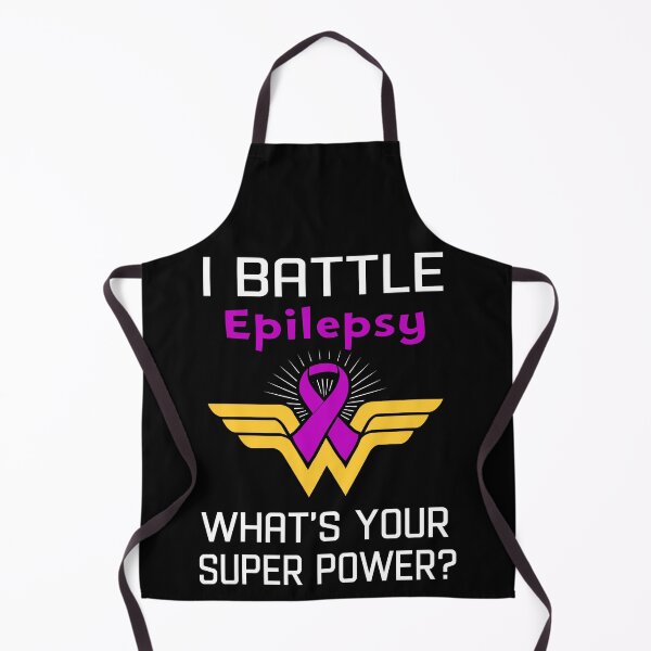 Item preview, I Battle Epilepsy What's Your Super Power Support Epilepsy Warrior Gifts designed and sold by Sabfit.