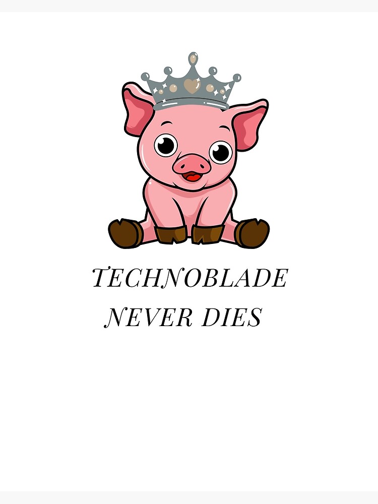 technoblade never dies games | Art Board Print