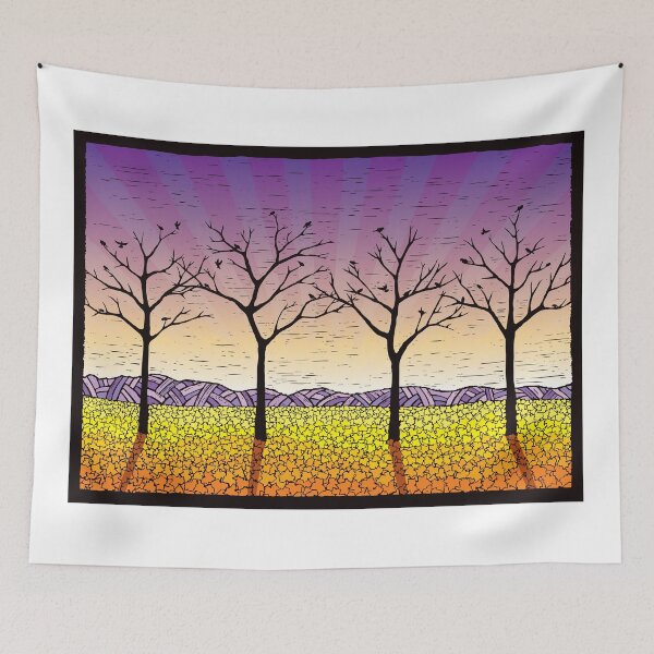Item preview, Four Leafless Trees designed and sold by Sabin Artworks.