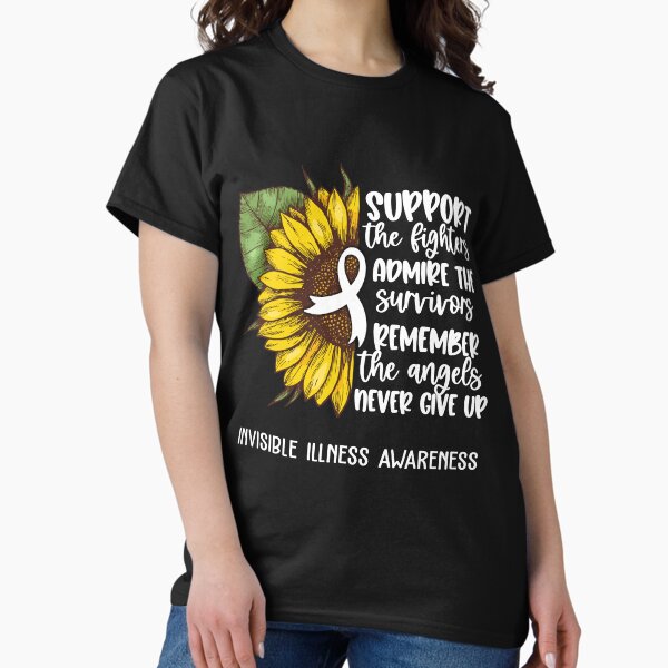 Item preview, Invisible Illness Awareness - Support the Fighters Admire the Survivors Remember the Angels Never Give Up designed and sold by whlrcheryl.