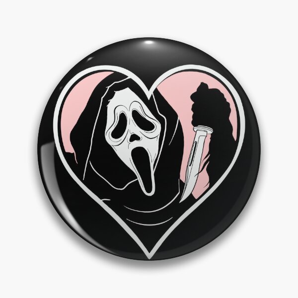 Item preview, Mr.GhostFace Pink Heart designed and sold by Cass Creations.